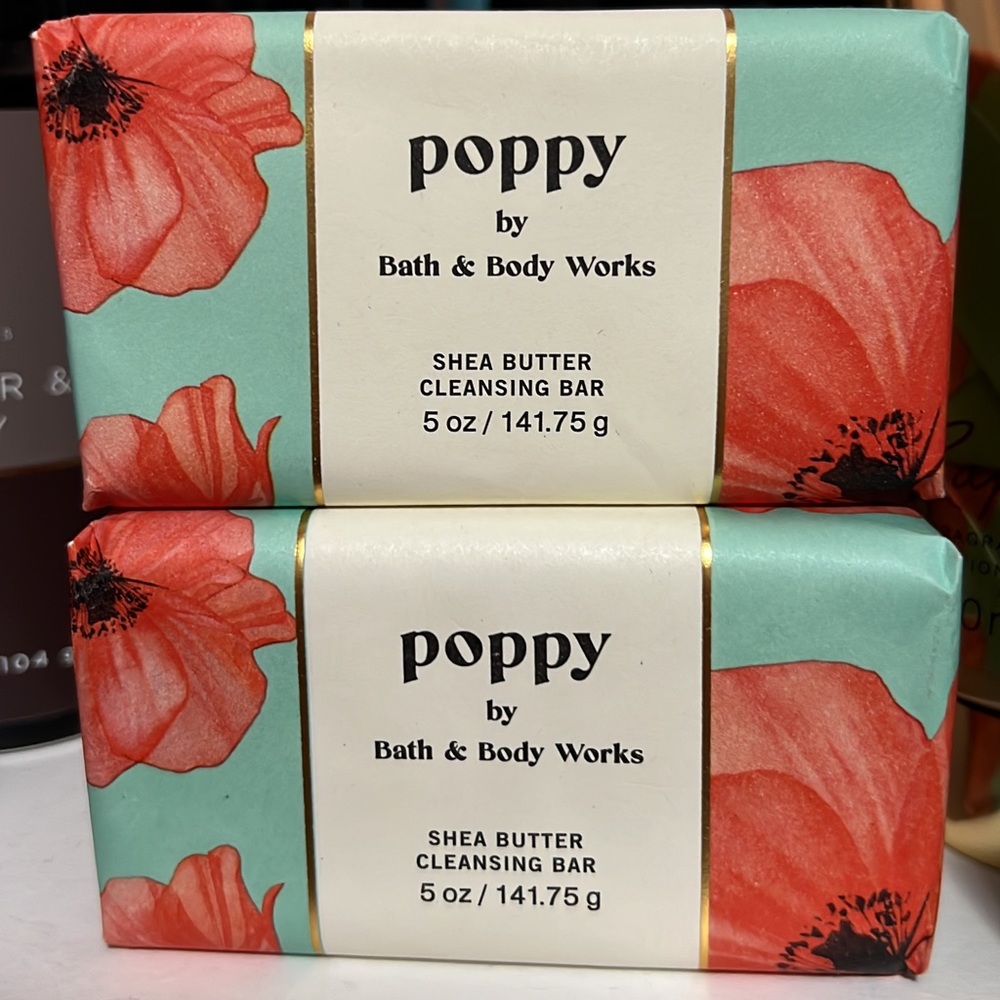 Bath & body works Poppy bar soap